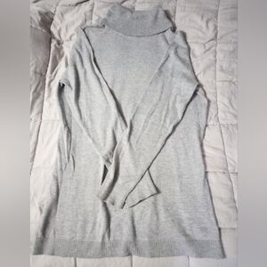 Talbot's Cozy Gray Turtleneck Sweater
